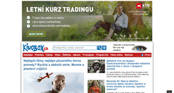 Desktop Screenshot of kinobox.cz