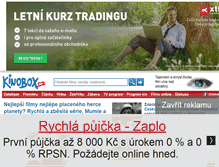 Tablet Screenshot of kinobox.cz